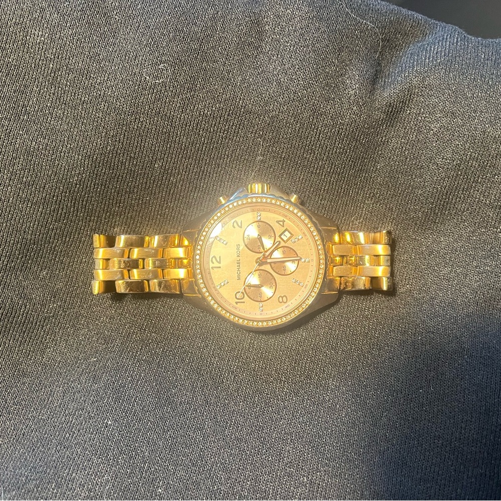 Michael Kors Men's Gold Chronograph Watch